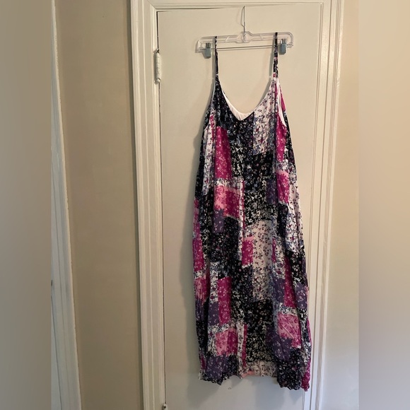 Andree by Unit Boho Floral Patchwork Maxi Dress New With Tags Size 3X - Picture 7 of 12